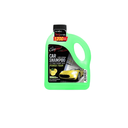 แชมพูล้างรถผสมแวกซ์ WAX ONE รุ่น HIGH GROSS WAX CARPRO ขนาด 1200ML กลิ่น LEMON (แถมฟรี ฟองน้ำ)_1